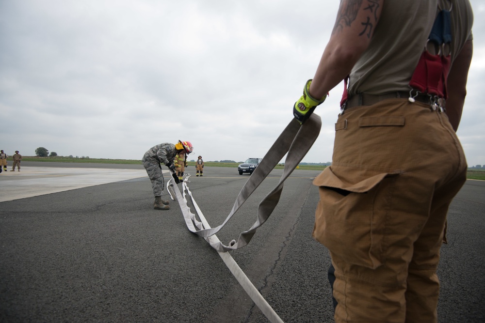 Fire Hose folding and manutention