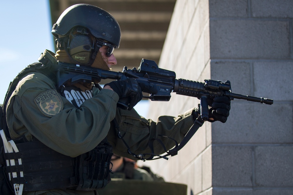 BOOM! Marines with SRT rehearse breaching techniques