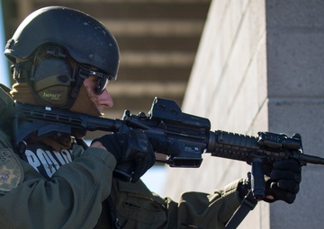 BOOM! Marines with SRT rehearse breaching techniques