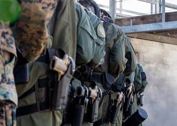 BOOM! Marines with SRT rehearse breaching techniques