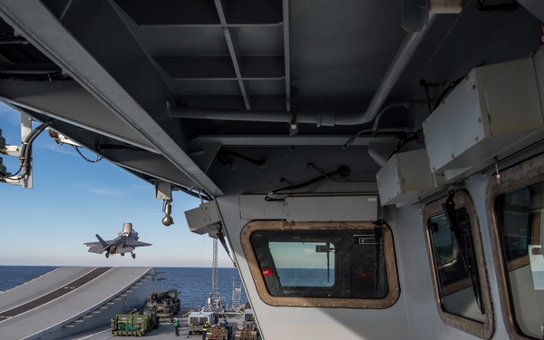 ITF First of Class Flight Trials (Fixed Wing) activities aboard HMS Queen Elizabeth, week of Nov. 4