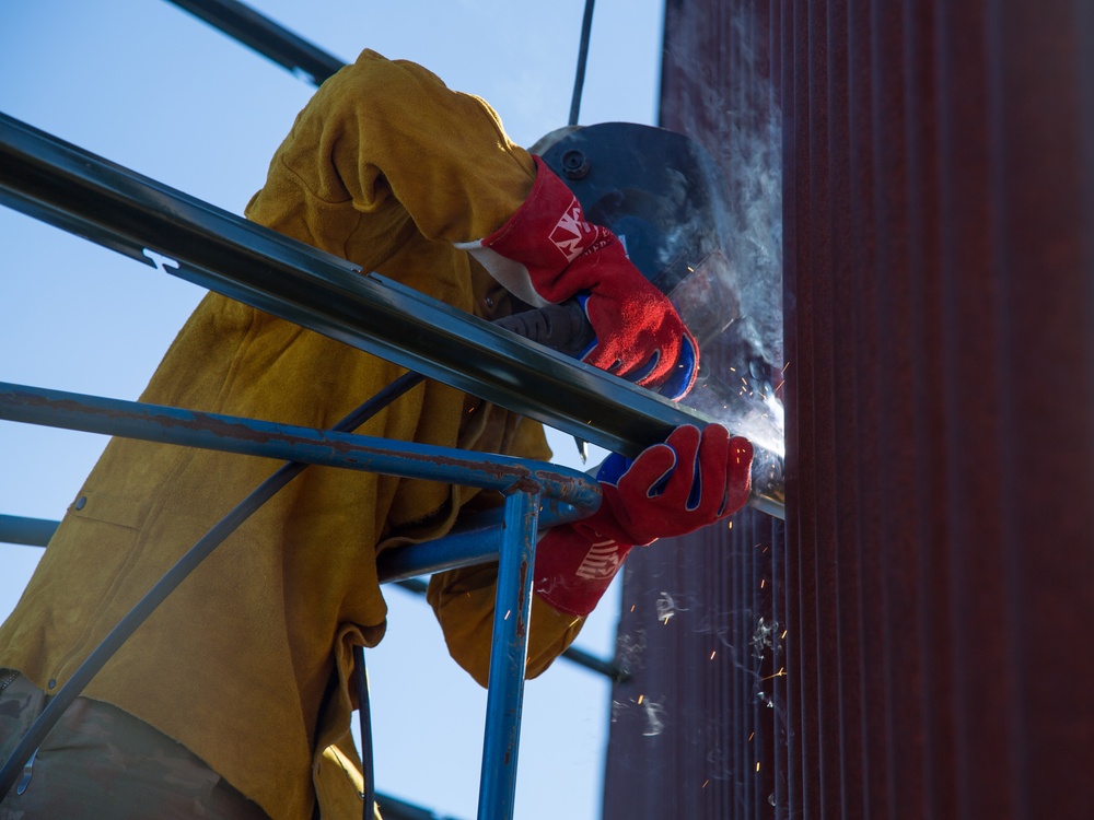 937th Route Clearance Company installs C-Wire in Arizona