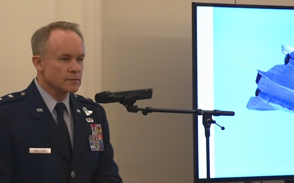 Swedish pilots presented with U.S. Air Medal