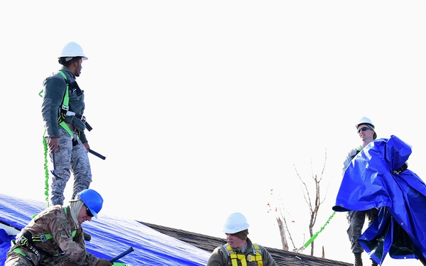 TF Phoenix Airmen repair roof