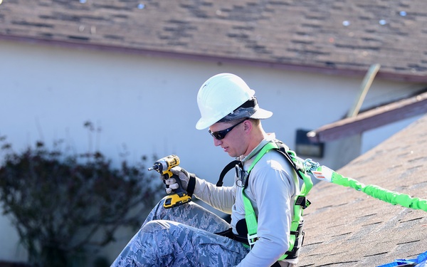 TF Phoenix Airmen repair roof