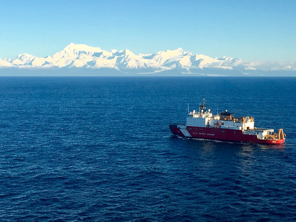 Coast Guard Cutter Healy transits Southeast Alaskan waters