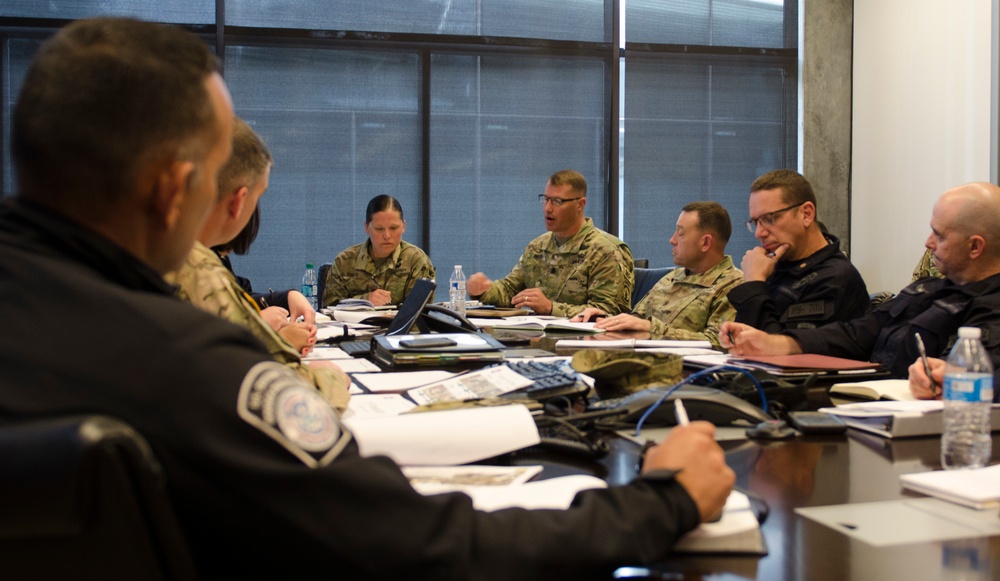 Leaders from 16th Military Police Brigade meet with Nogales Port of Entry Officials