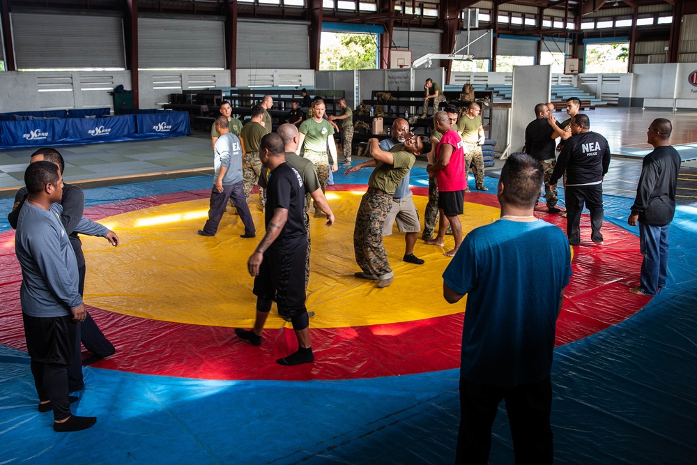 Koa Moana Defensive Tactics Training with Palau Police Force