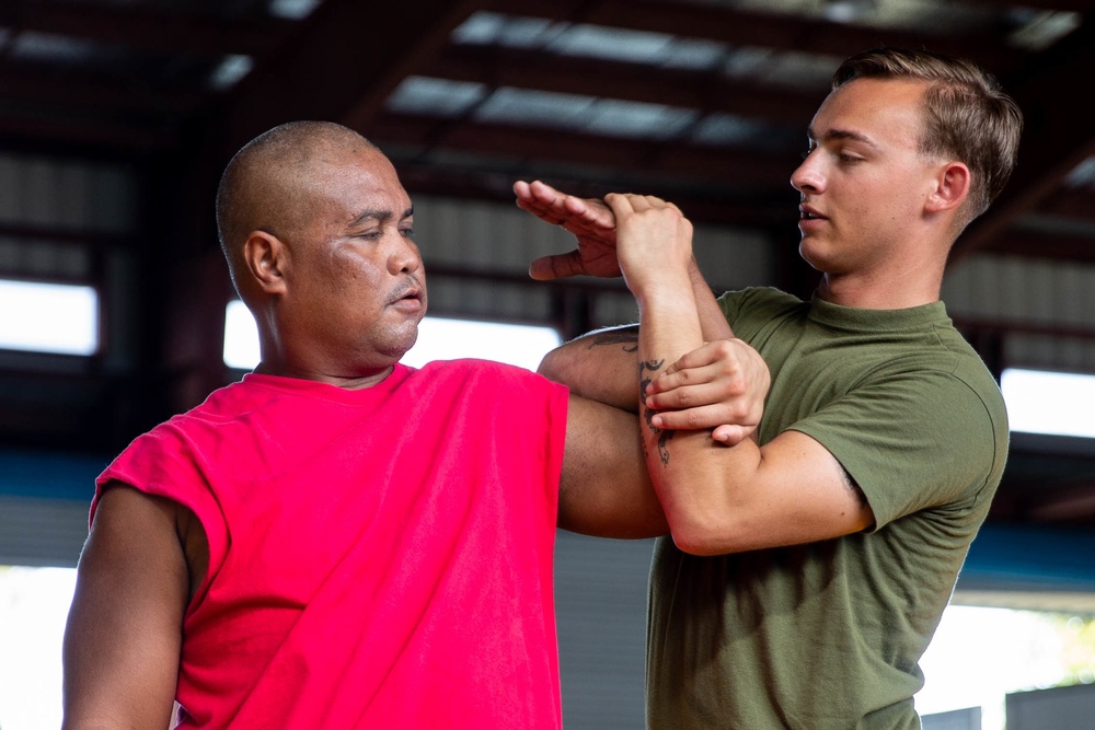 Koa Moana Defensive Tactics Training with Palau Police Force