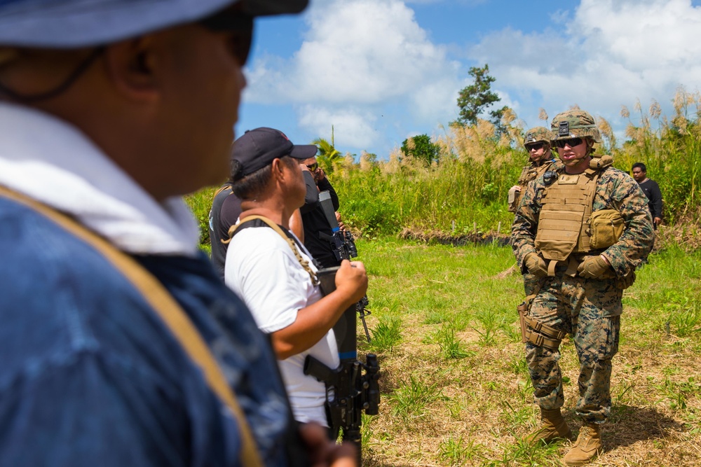 Koa Moana Shoots with the Palau Law Enforcement