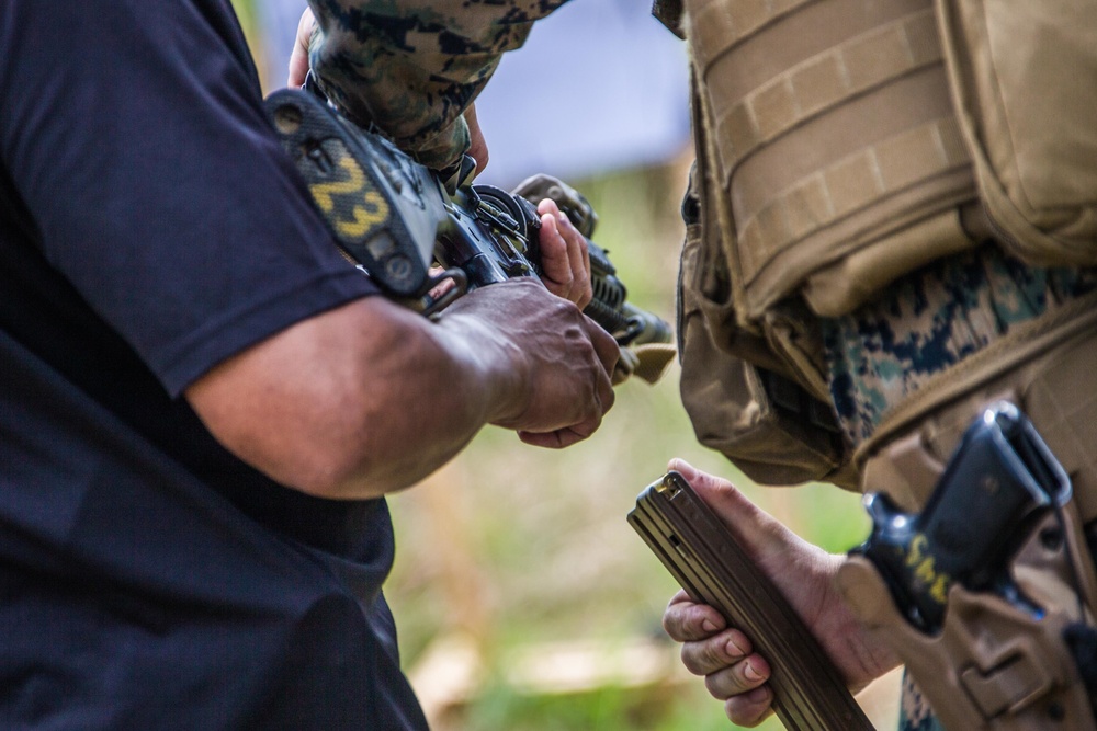 Koa Moana Shoots with the Palau Law Enforcement