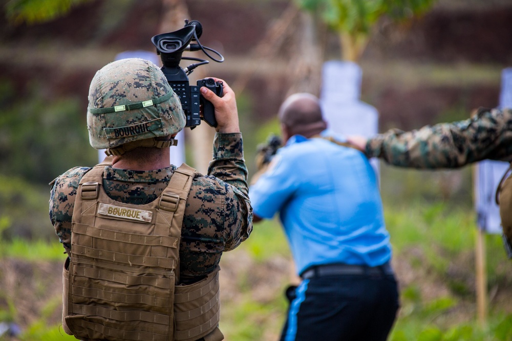 Koa Moana Shoots with the Palau Law Enforcement