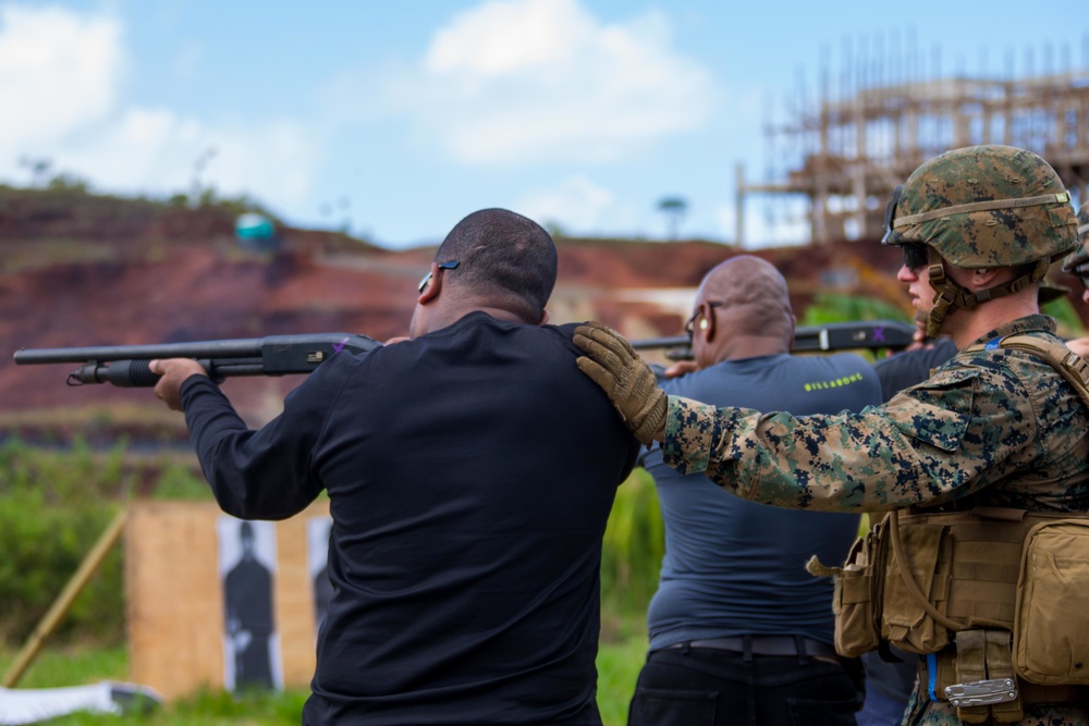 Koa Moana Shoots with the Palau Law Enforcement