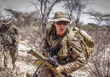 U.S. and British Paratroopers conduct Live Fire training in Kenya