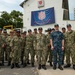 Carrier Strike Group (CSG) 3 Sailors pose for a group photo at the Tanglin Salvation Army donation center in Singapore following a community outreach event.