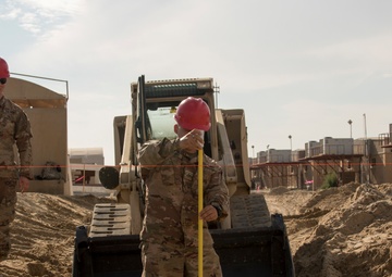 Engineers Improve Camp Arifjan Drainage