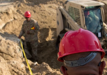 Engineers Improve Camp Arifjan Drainage