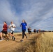 Airmen trot towards finish line