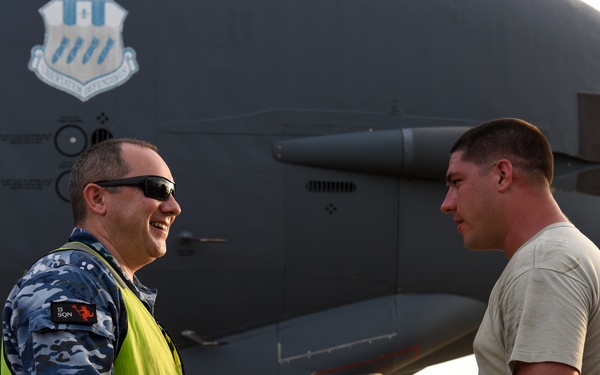 B-52 Stratofortress bombers arrive at RAAF Base Darwin