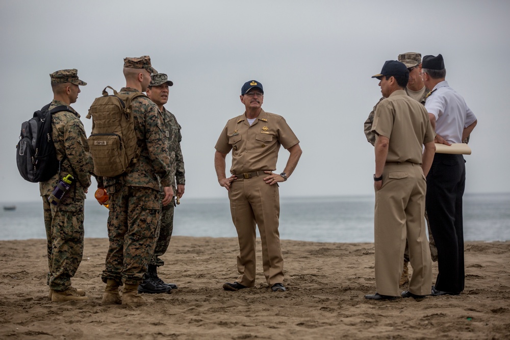 U.S. Marines with SPMAGTF-Peru participate in rehearsal for HA/DR exercise
