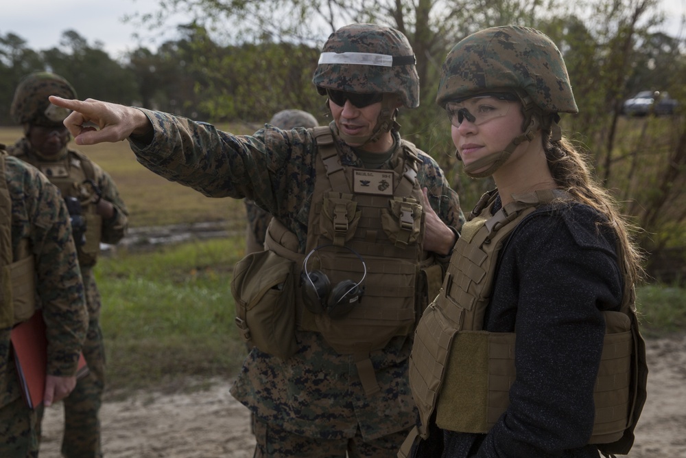 Arkansas staff delegate visits North Carolina Marines