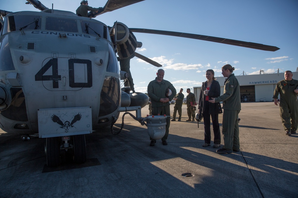 Arkansas staff delegate visits North Carolina Marines