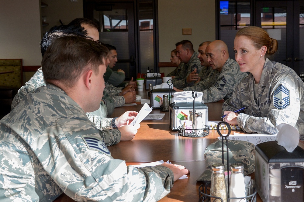 302nd MXG holds first speed mentoring session