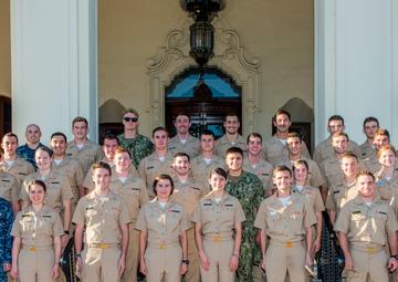 New Programs Deliver a Large Cohort of Navy Ensigns to Campus