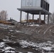 Ongoing construction at the chiller plant site