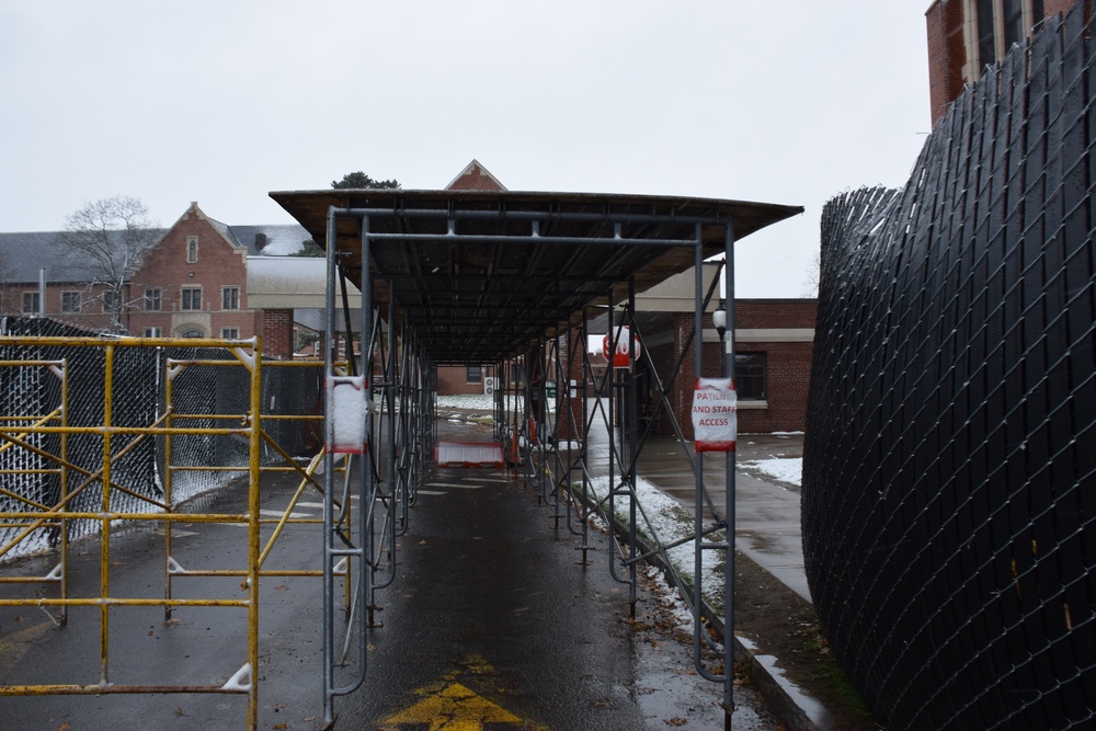 Ongoing construction at the Canandaigua VA Medical Center