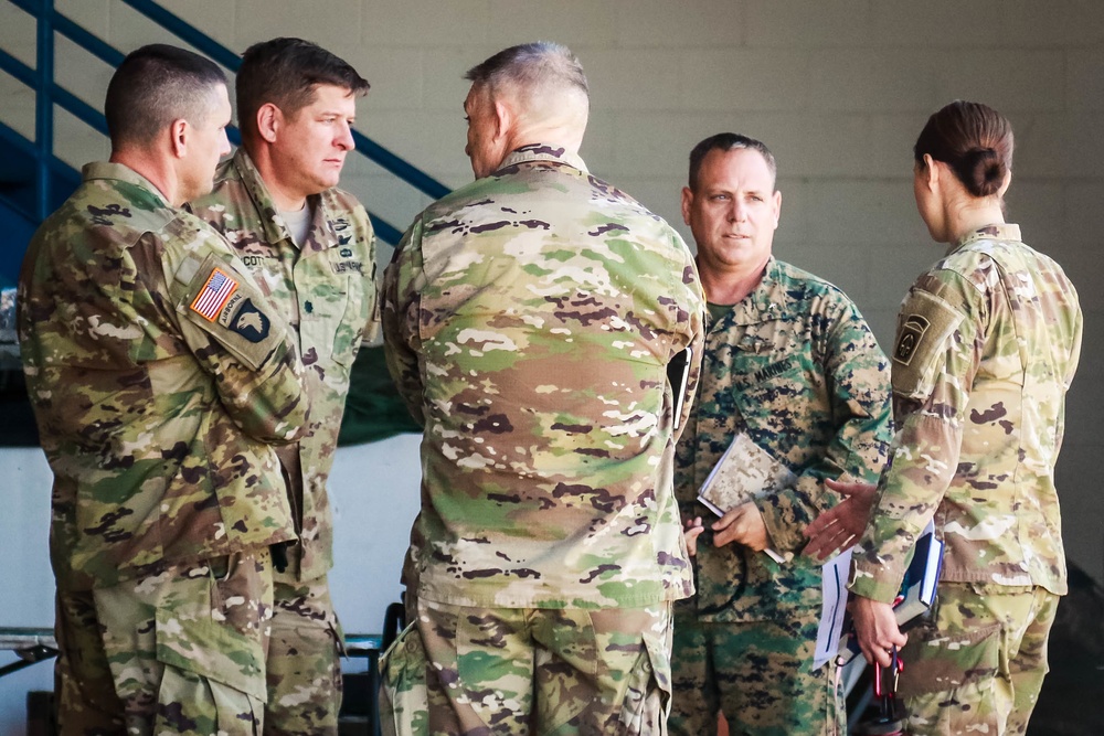 82nd CAB U.S. Northern Command Joint Forces Land Component Command Visit