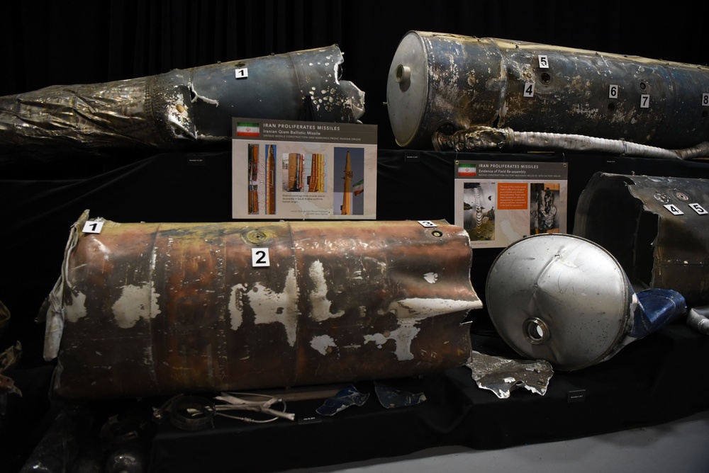 Iranian Weapons Materiel on Display at Joint Base Anacostia-Bolling