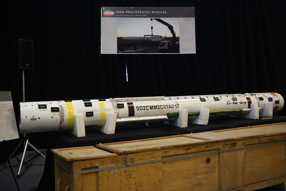Iranian Weapons Materiel on Display at Joint Base Anacostia-Bolling