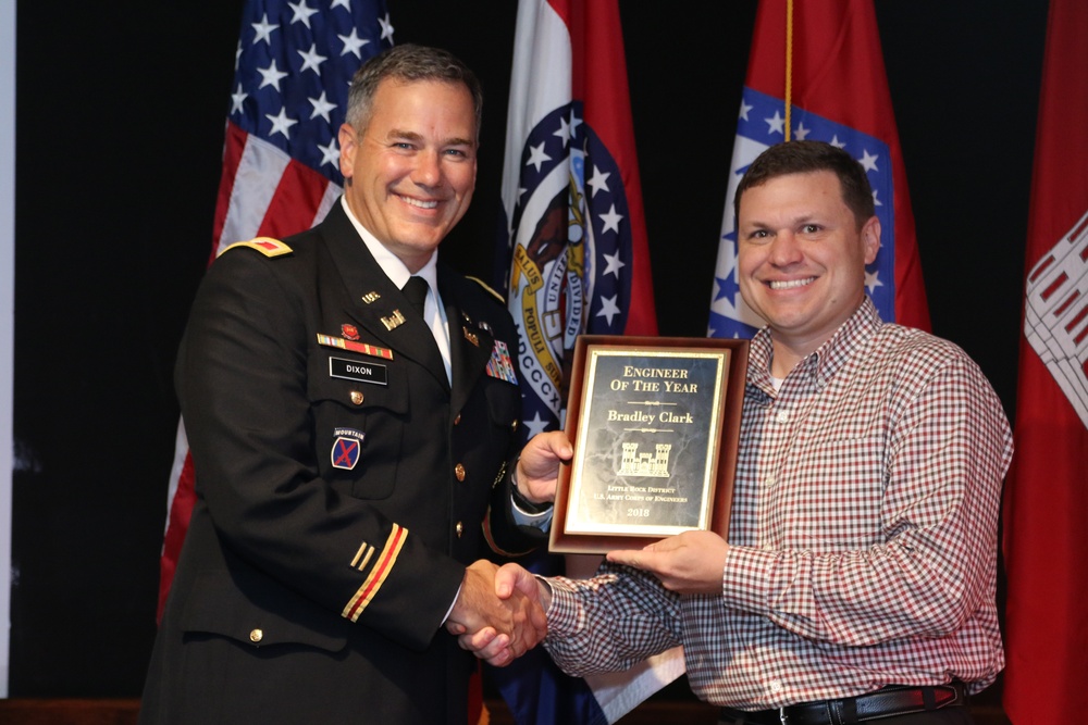 BRADLEY CLARK NAMED LITTLE ROCK DISTRICT ENGINEER OF THE YEAR