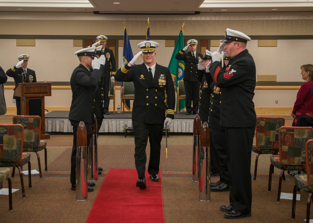 USS Bremerton Holds Change of Command Ceremony