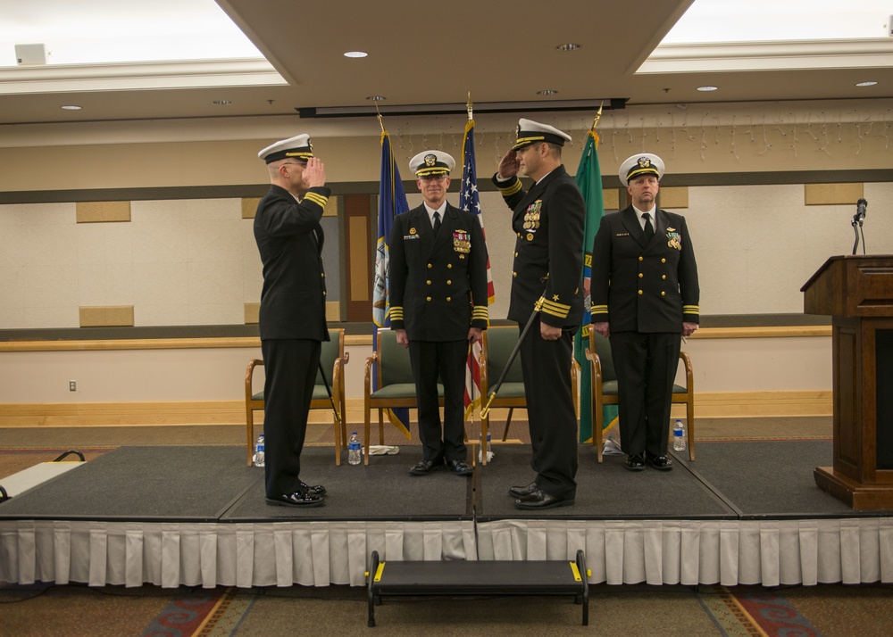 USS Bremerton Holds Change of Command Ceremony