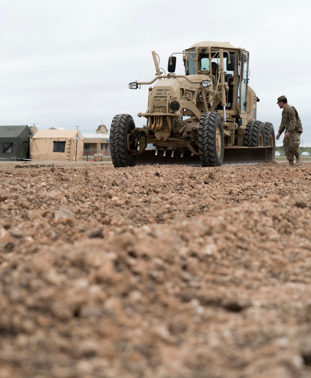 Engineer Soldiers Resurface Roadways