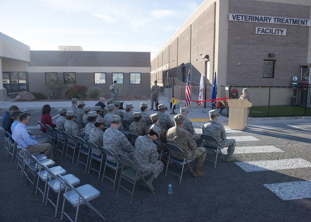Nellis opens new, improved Veterinary Treatment Facility