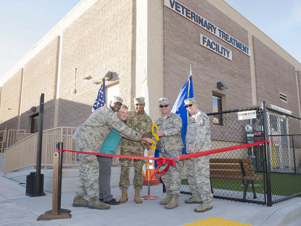 Nellis opens new, improved Veterinary Treatment Facility