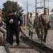 65th MP Company leaders perform a walk through with U.S Customs and Border Protection in Nogales