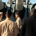 Re-enlistment aboard a Battleship