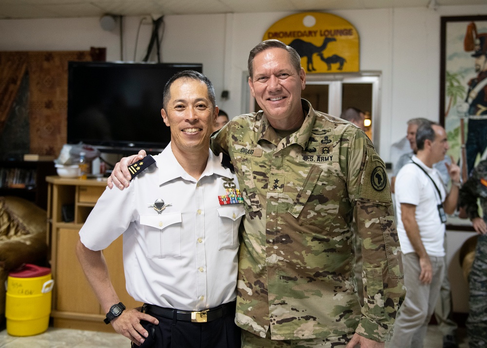 Camp Lemonnier multinational military partners meet for cultural exchange