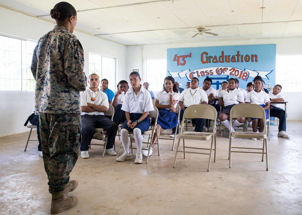 Koa Moana Visits Palau Schools