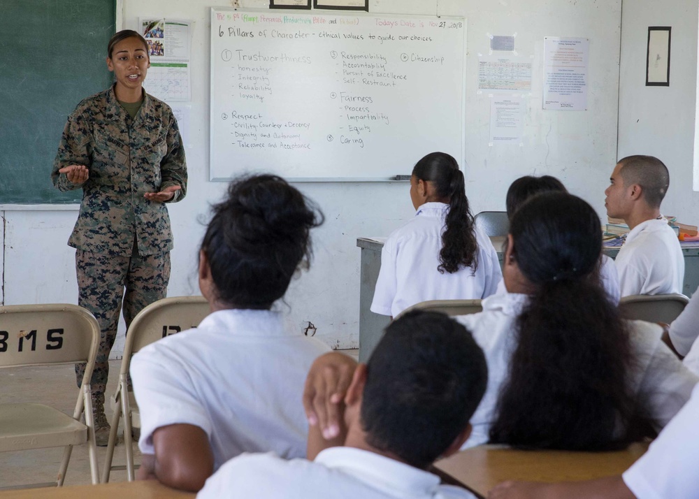 Koa Moana Visits Palau Schools