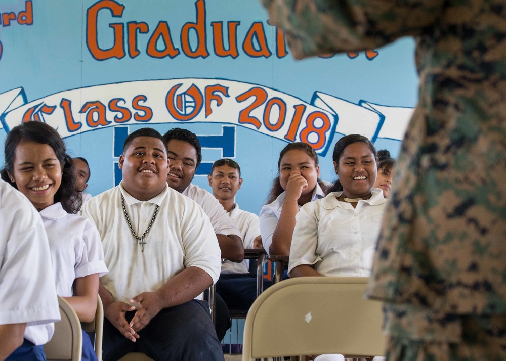 Koa Moana Visits Palau Schools