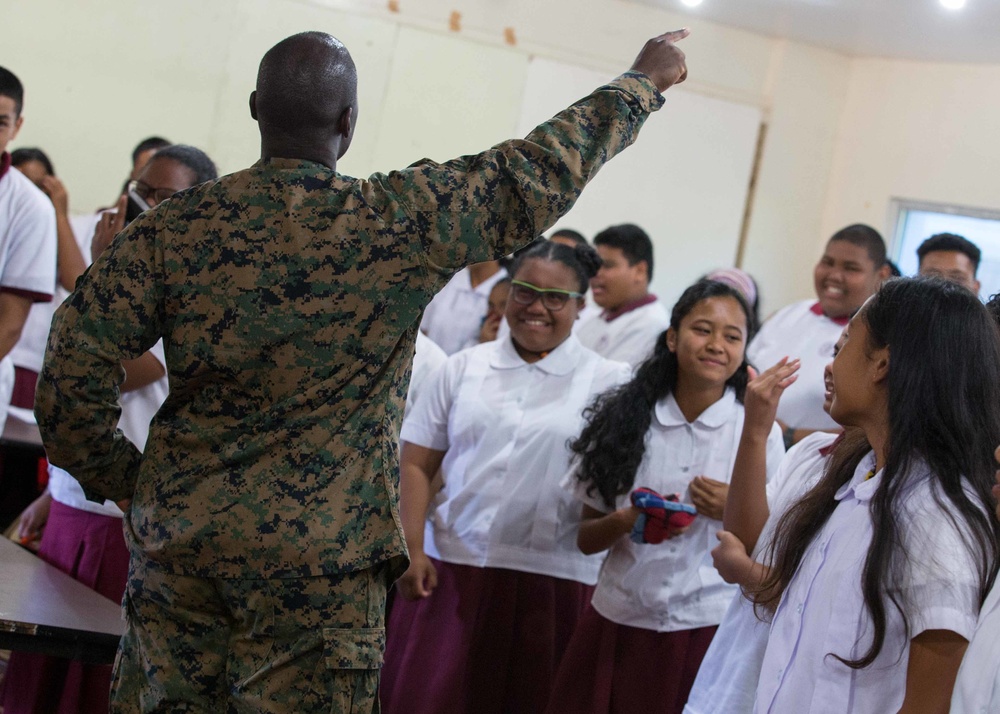 Koa Moana Visits Palau Schools