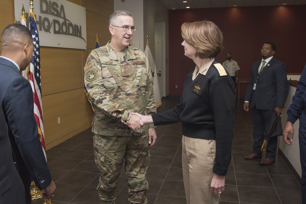 USSTRATCOM Commander briefs Joint System Engineering and Integration Office (JSEIO) on Nuclear Command, Control, and Communications (NC3) enterprise.