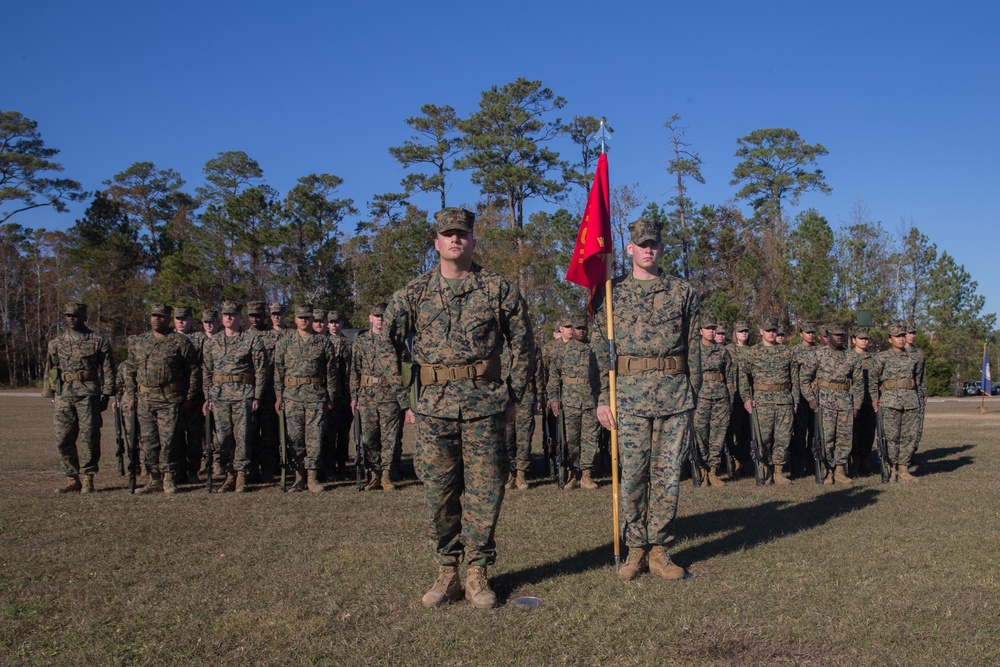 Combat Logistics Regiment 27 Marines Attend a Re-Designation Ceremony