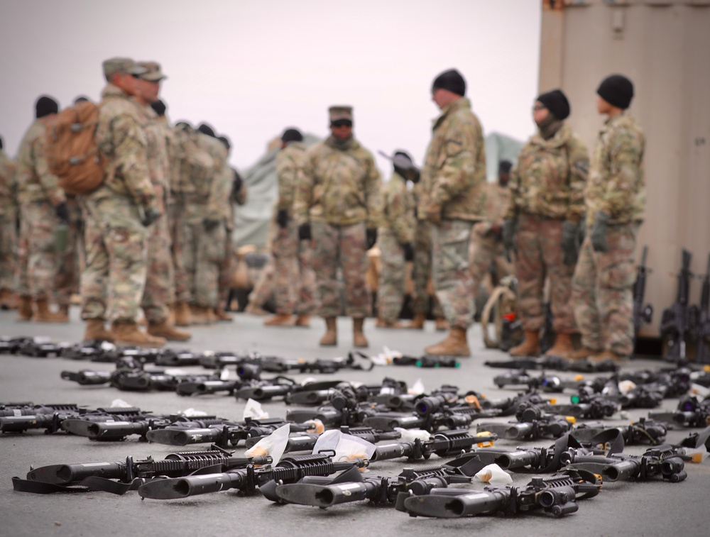 Ironhorse Soldiers of the 91st Brigade Engineer Battalion Prep for Combined Resolve XI