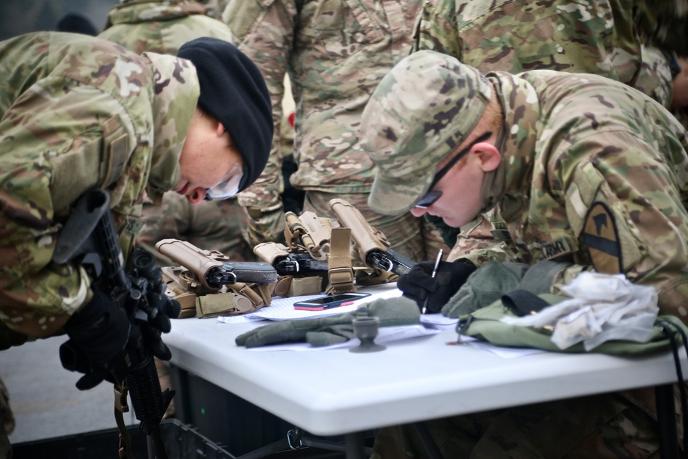 Ironhorse Soldiers of the 91st Brigade Engineer Battalion Prep for Combined Resolve XI